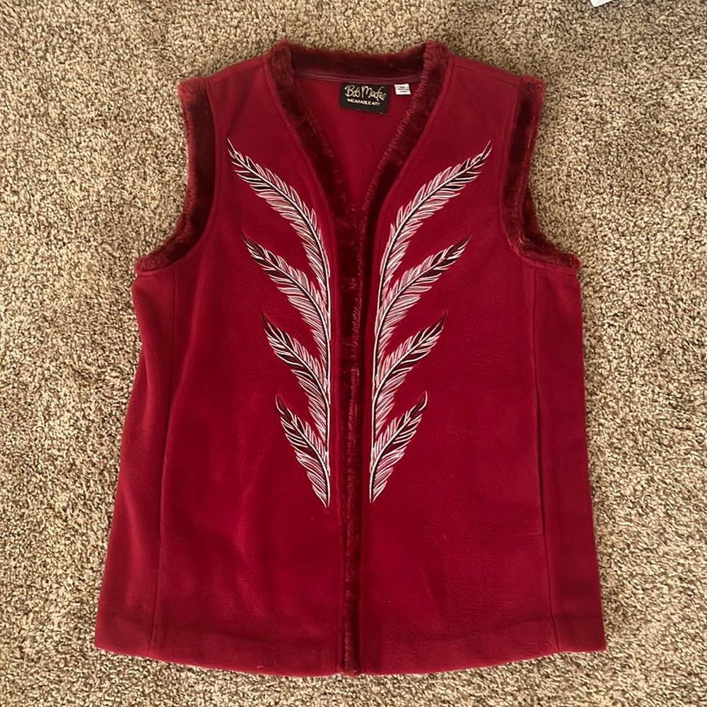 Vintage red vest